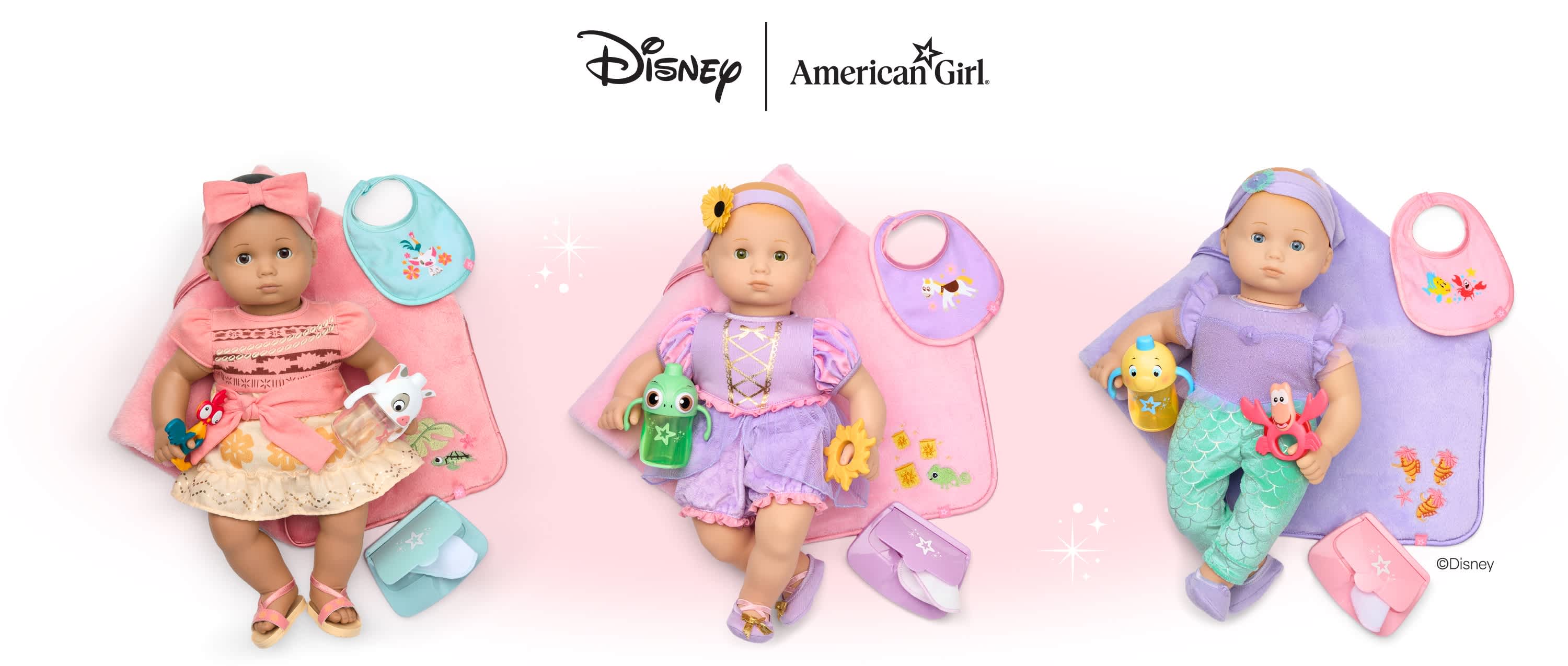 Bitty Baby x Disney dolls
