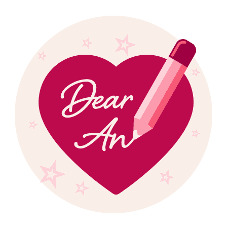 Icon of award ribbon in shades of pink